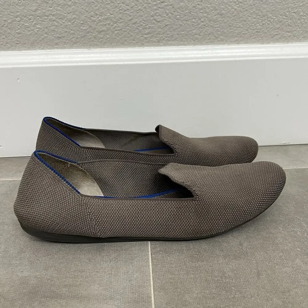 Rothy’s The Loafer Mocha Brown Womens 8.5 Slip On Loafers Flats Shoes